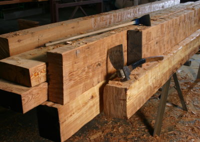 Reclaimed Heart Pine Beams